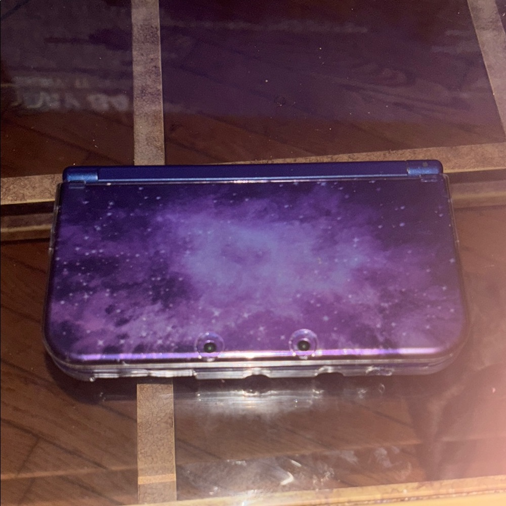 Purple Galaxy Themed 3ds xl modded to the brim
